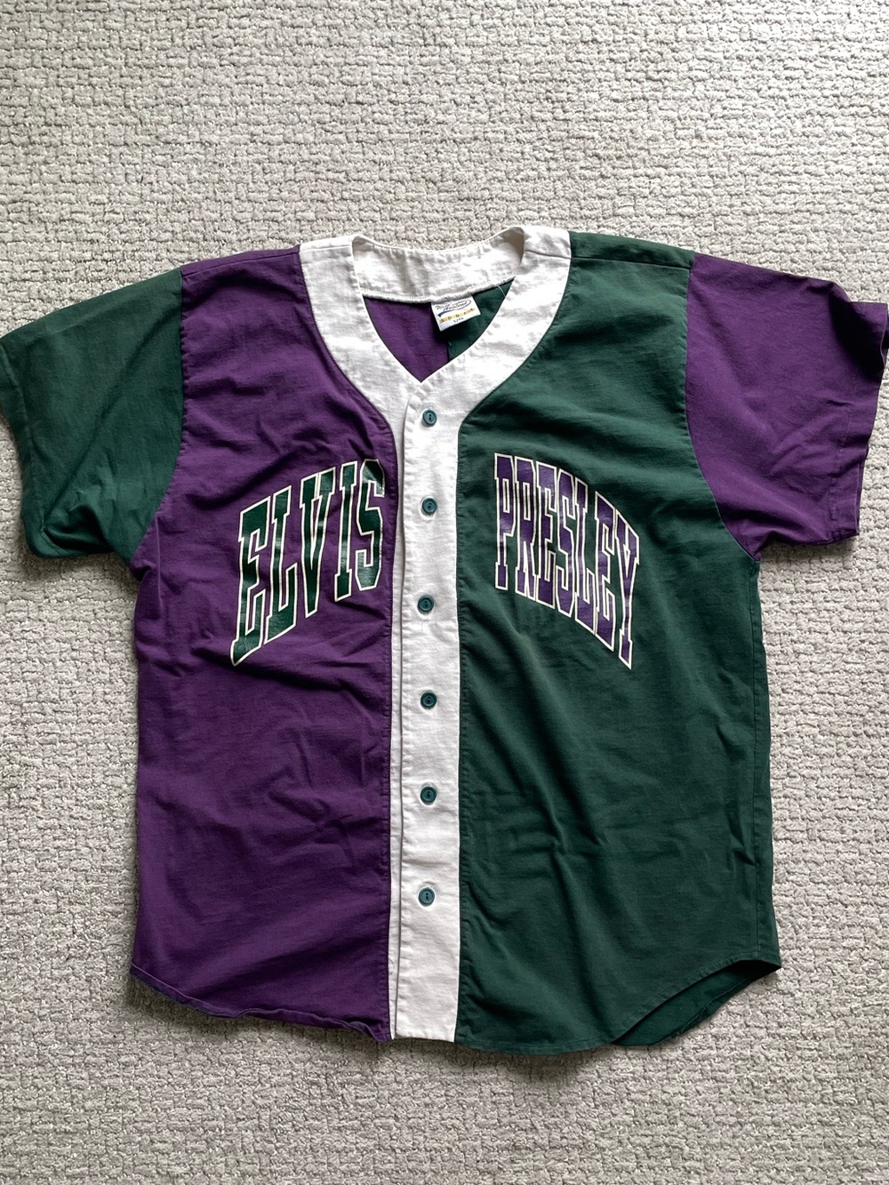 90s Elvis Presley baseball jersey